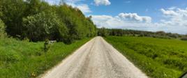 Droga Lubenia - Jasienniki przed modernizacją