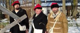 Członkowie Grupy Rekonstrukcji Historycznej „Patrioci i Fabrykanci Zagłębia Staropolskiego”