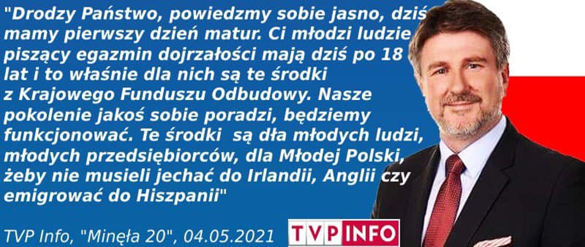 Bogdan Rzońca - TVP Info