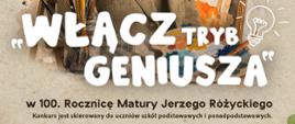 tytuł konkursu plastycznego "włącz tryb geniusza"