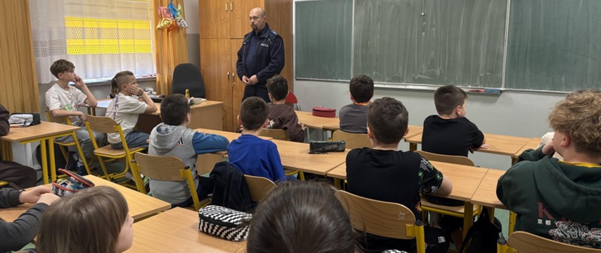 Spotkanie profilaktyczne z panem dzielnicowym 