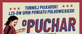 plakat informujący o turnieju piłki nożnej
