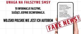 Grafika - ostrzeżenie przed fałszywymi sms'ami