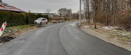 Budowa tranzytu kanalizacji grudzień 2021 - odtworzona nawierzchnia