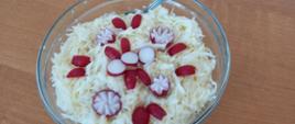 Przygotowana sałatka - efekt kursu