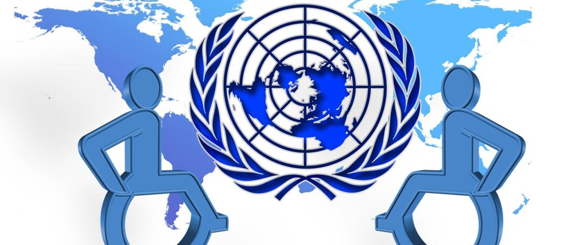 Logo Konwencji Organizacji Narodów Zjednoczonych o prawach osób z niepełnosprawnościami