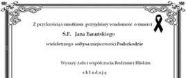 Kondolencje od Radnych i Wójta