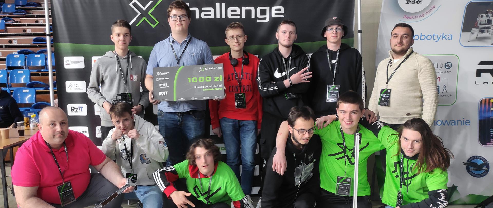 Sukcesy uczniów Zespołu Szkół nr 3 Największe zawody robotów w Polsce - XChallenge 2022 