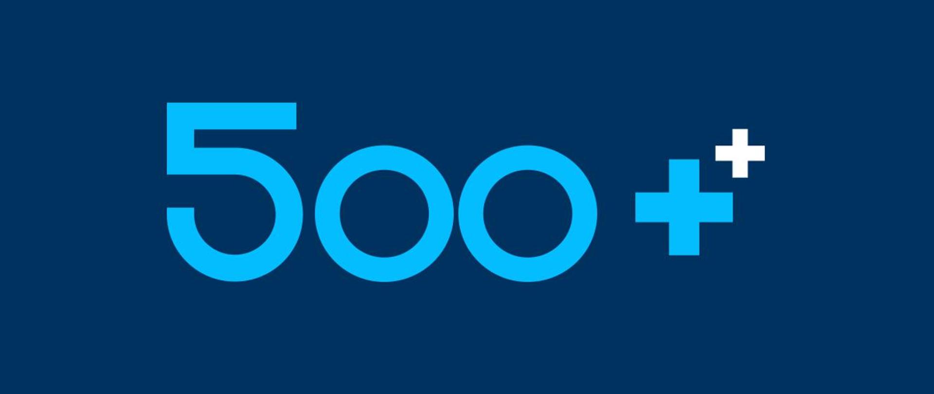 500+