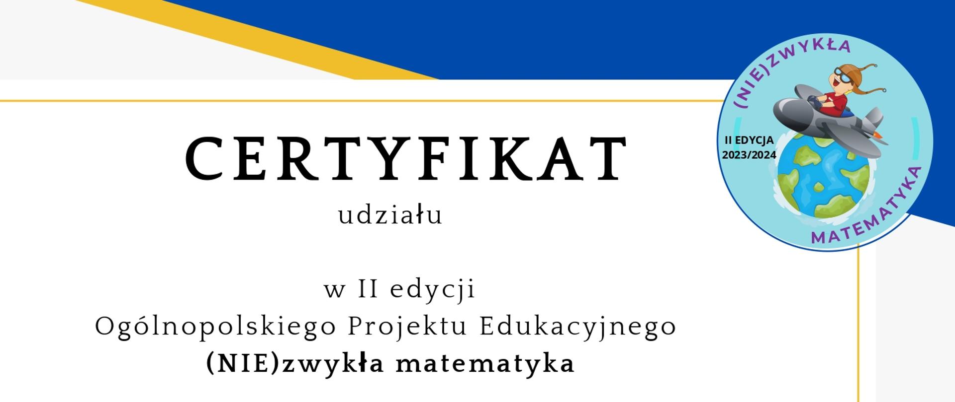 certyfikat