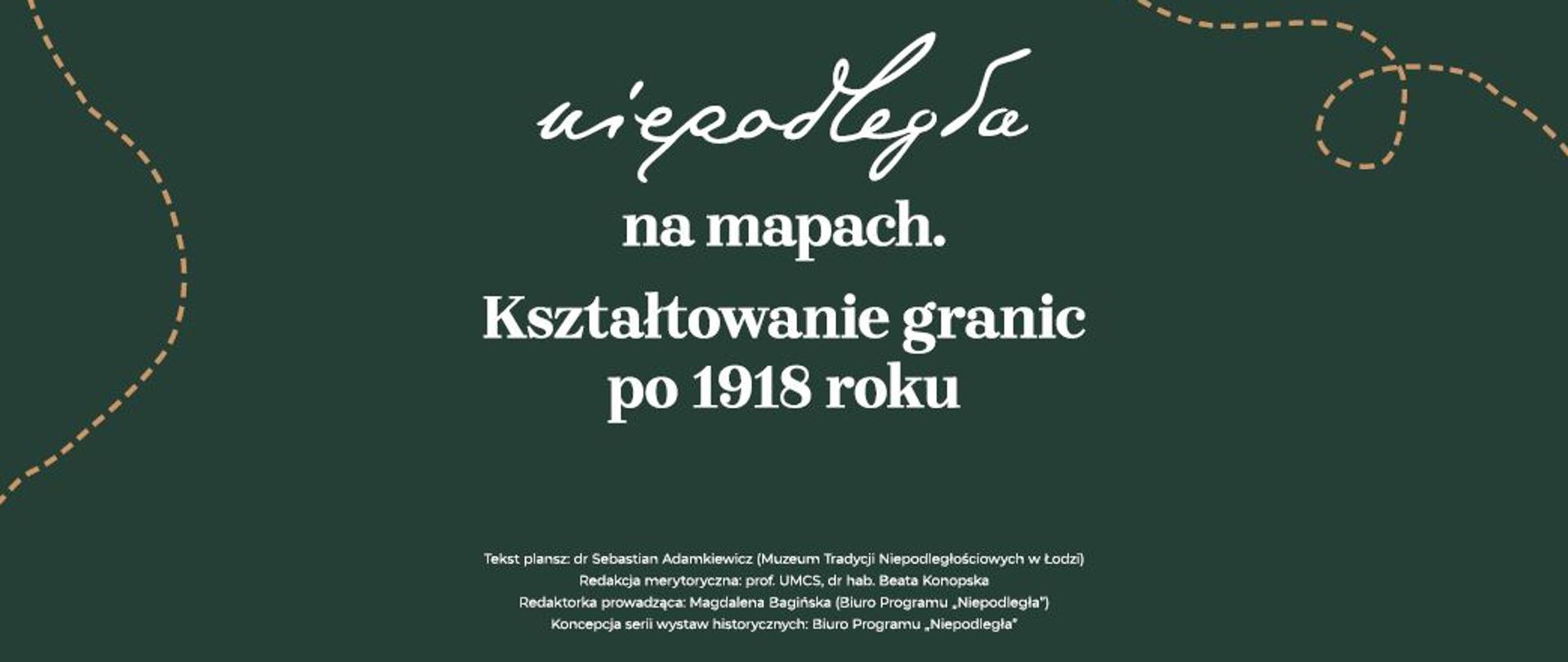 Grafika niepodległa na mapach