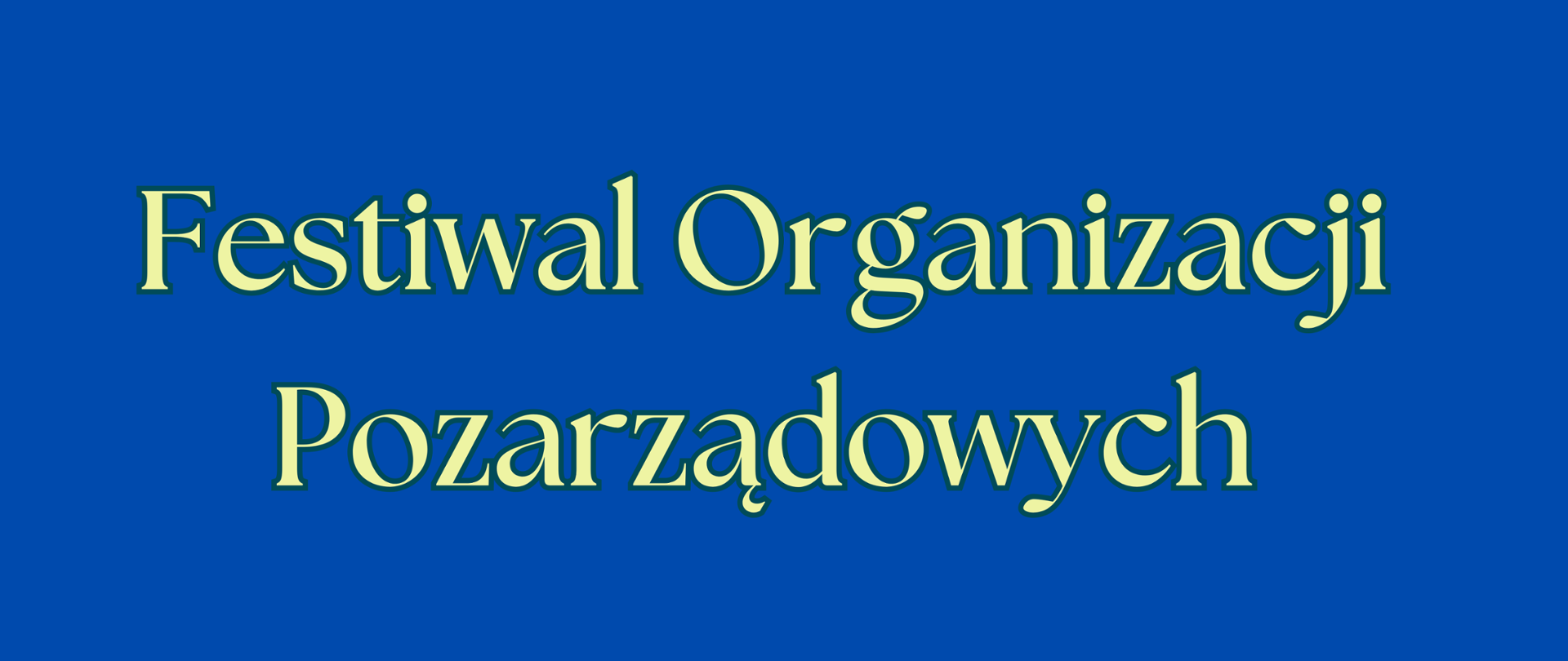 Festiwal Organizacji Pozarządowych 6 września