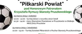 Piłkarski powiat - plakat 