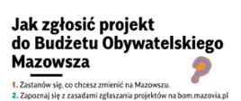 JAK ZGŁOSIĆ PROJEKT DO BUDŻETU OBYWATELSKIEGO MAZOWSZA