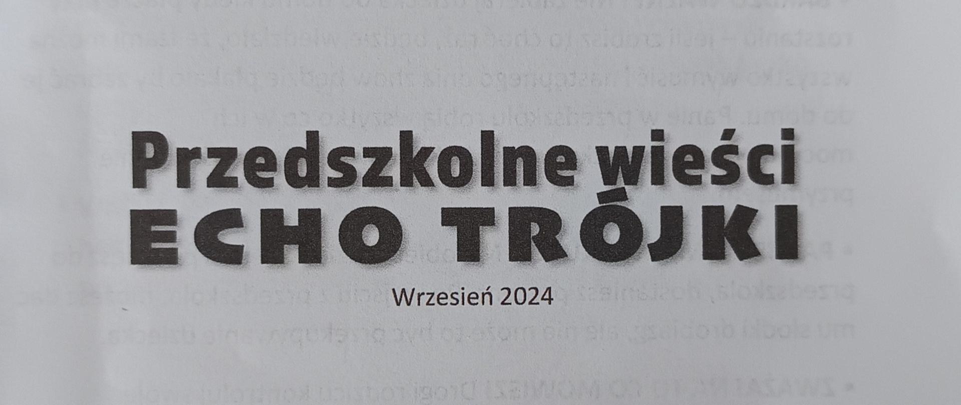 Gazetka przedszkolna