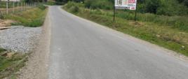 Utwardzone pobocza przy drodze Lubenia - Przylasek