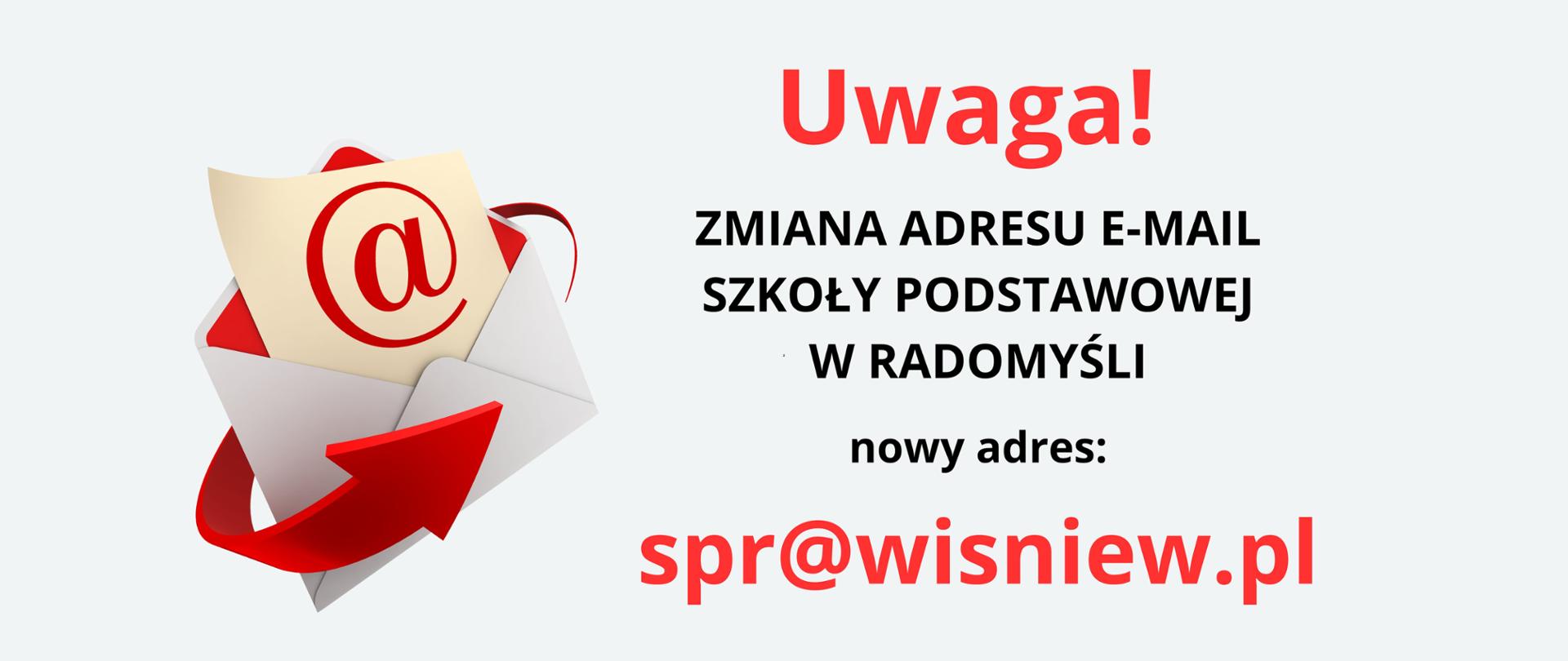 Uwaga zmiana adresu