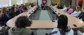 Starosta Jasielski spotkał się z uczniami z wymiany międzyszkolnej
