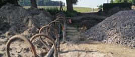 Postęp prac związanych z wykonaniem tranzytu kanalizacji - do 11 czerwca 2021 r.