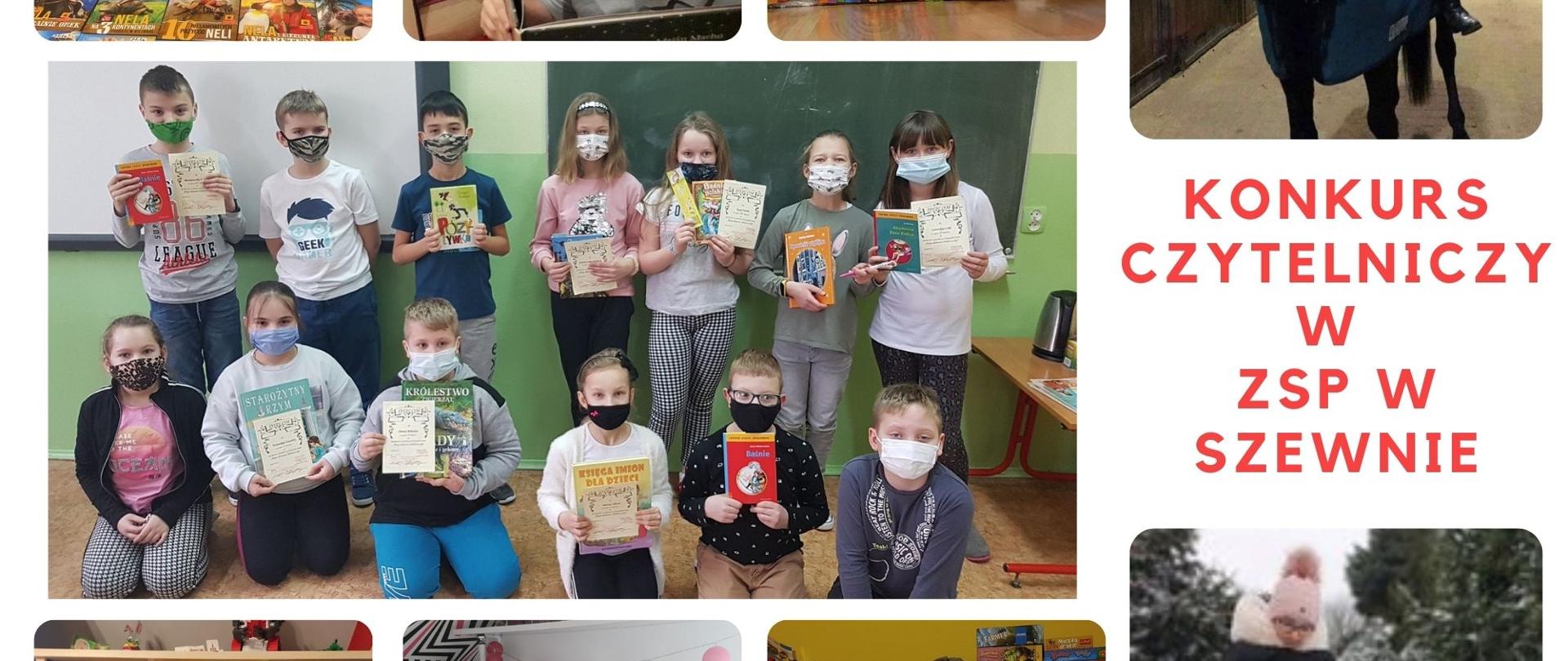 „Moja domowa biblioteczka” w ZSP w Szewnie