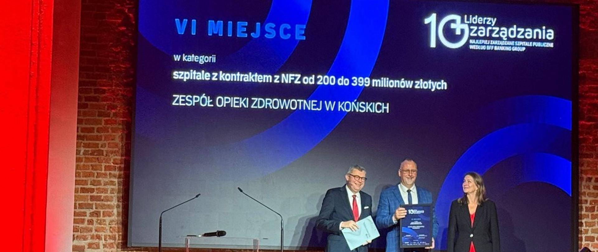 Zespół Opieki Zdrowotnej w Końskich w czołówce rankingu „Liderzy Zarządzania
