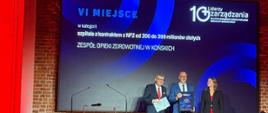 Zespół Opieki Zdrowotnej w Końskich w czołówce rankingu „Liderzy Zarządzania" 