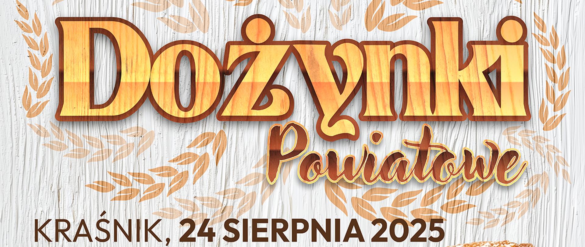 Zaproszenie na Dożynki Powiatowe 2025 w Kraśniku