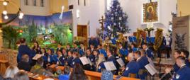 Koncert Tarnogórskiej Orkiestry Dętej w kościele Orzechu
