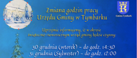 Zmiana godzin pracy