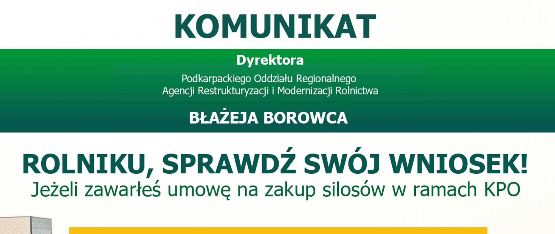 Komunikat Silosy