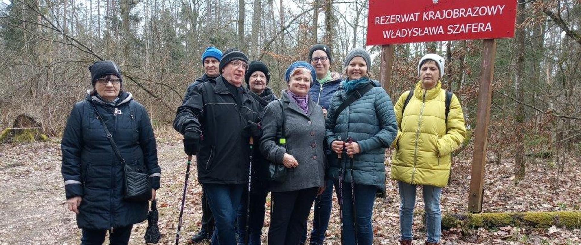 Członkowie Koła podczas spaceru