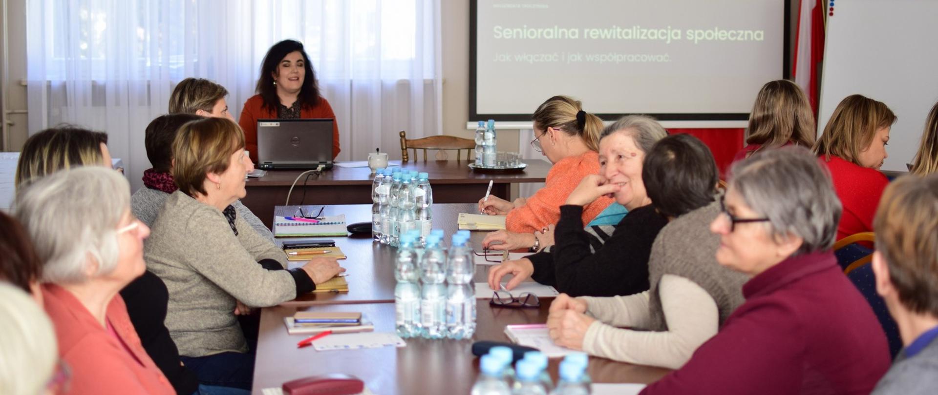 Uczestnicy podczas warsztatów w ramach Gminnego Programu Rewitalizacji Gminy Wierzbica