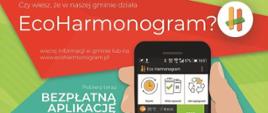 Ulotka promująca bezpłatną aplikacje Eco Harmonogram