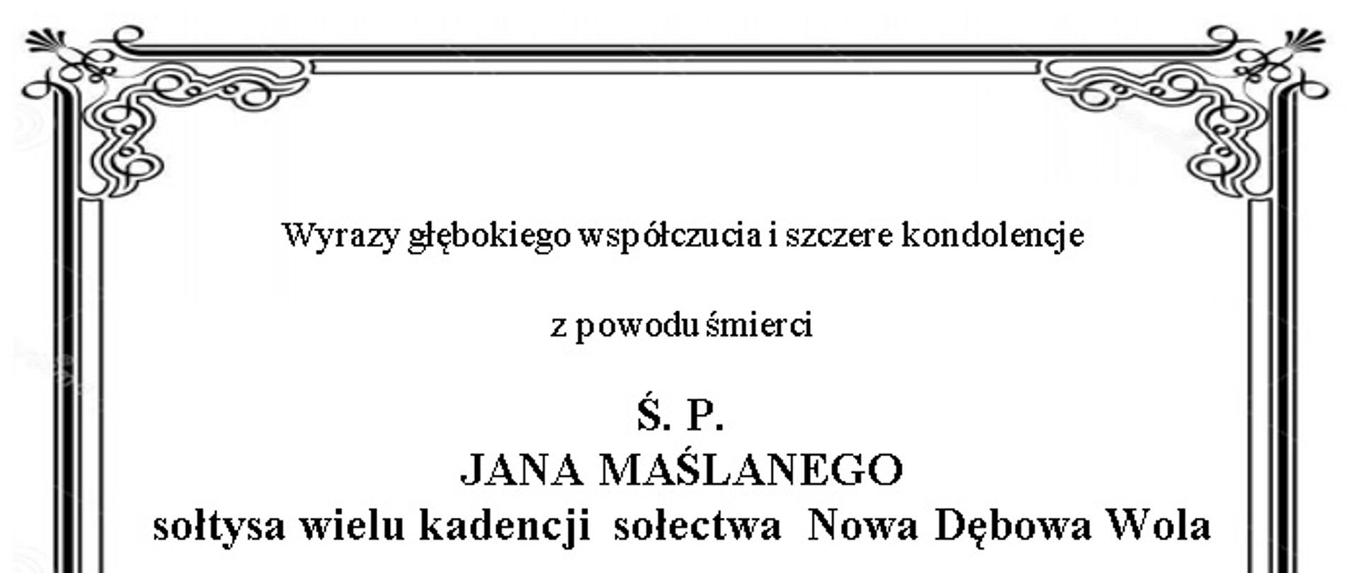 Kondolencje_JMaslany_soltysi