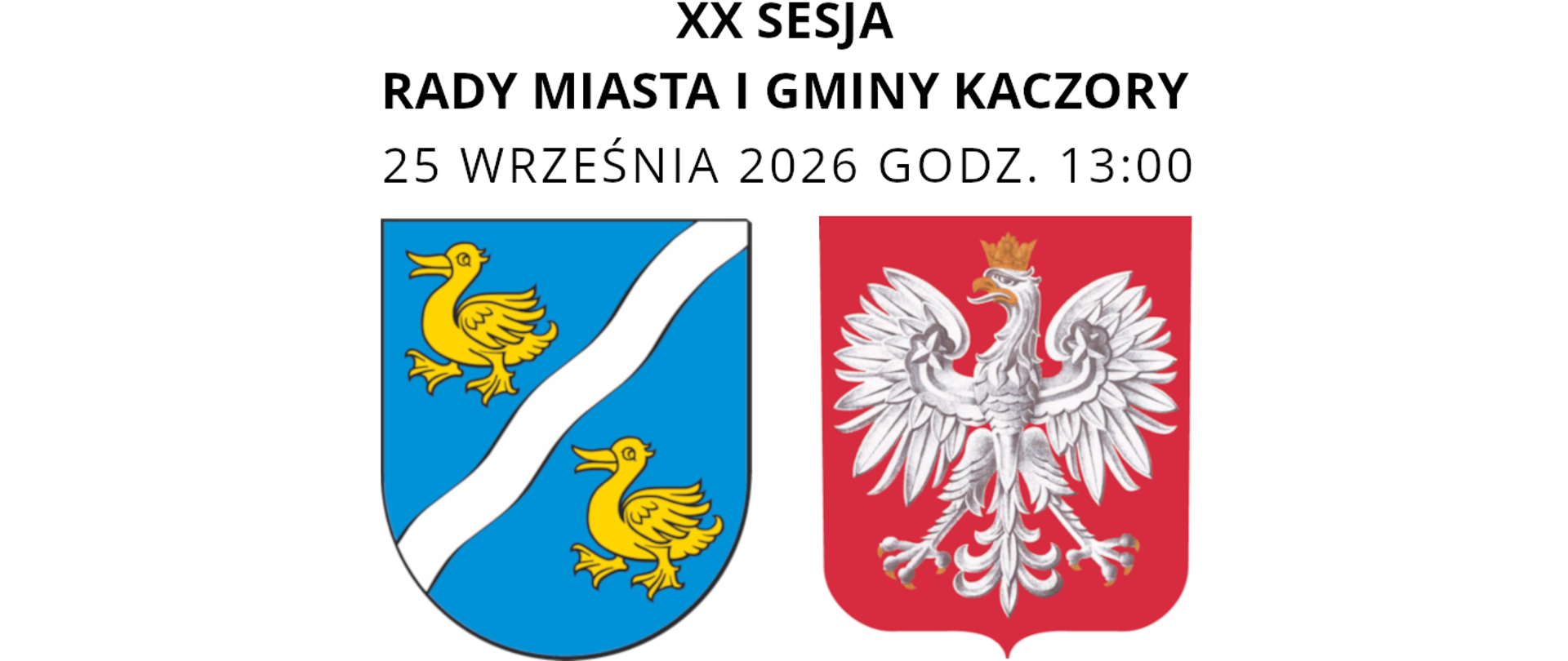 XX Sesja Rady Miasta i Gminy Kaczory