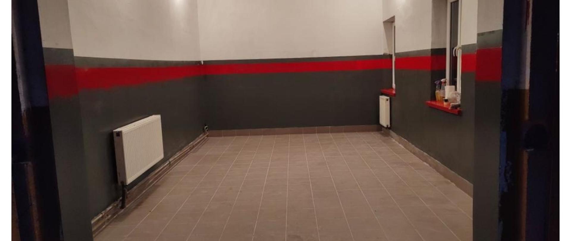 Wyremontowany garaż OSP w Przeradzu Małym.