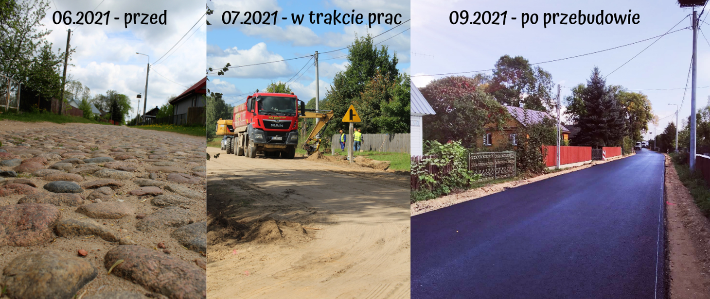 kolaż zdjęć -efekt przed , w trakcie i efekt po