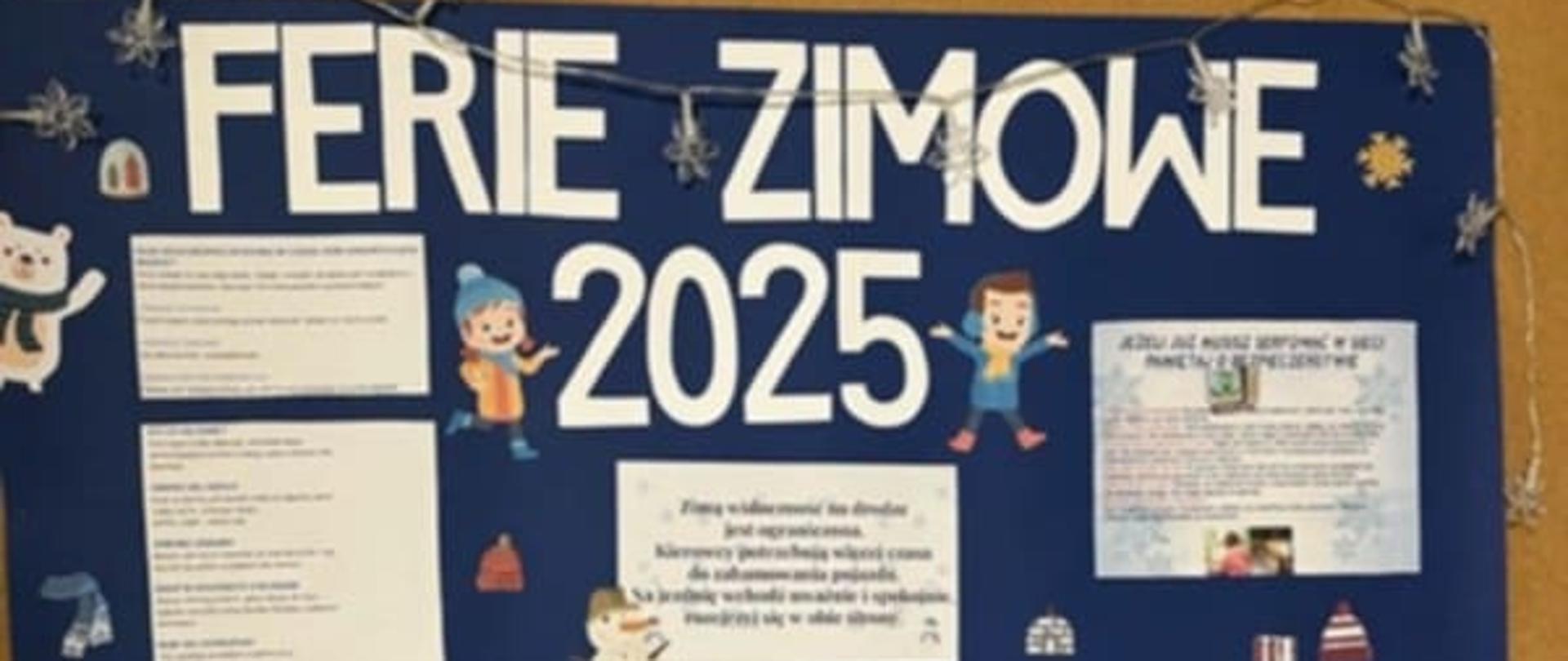 plakat o feriach