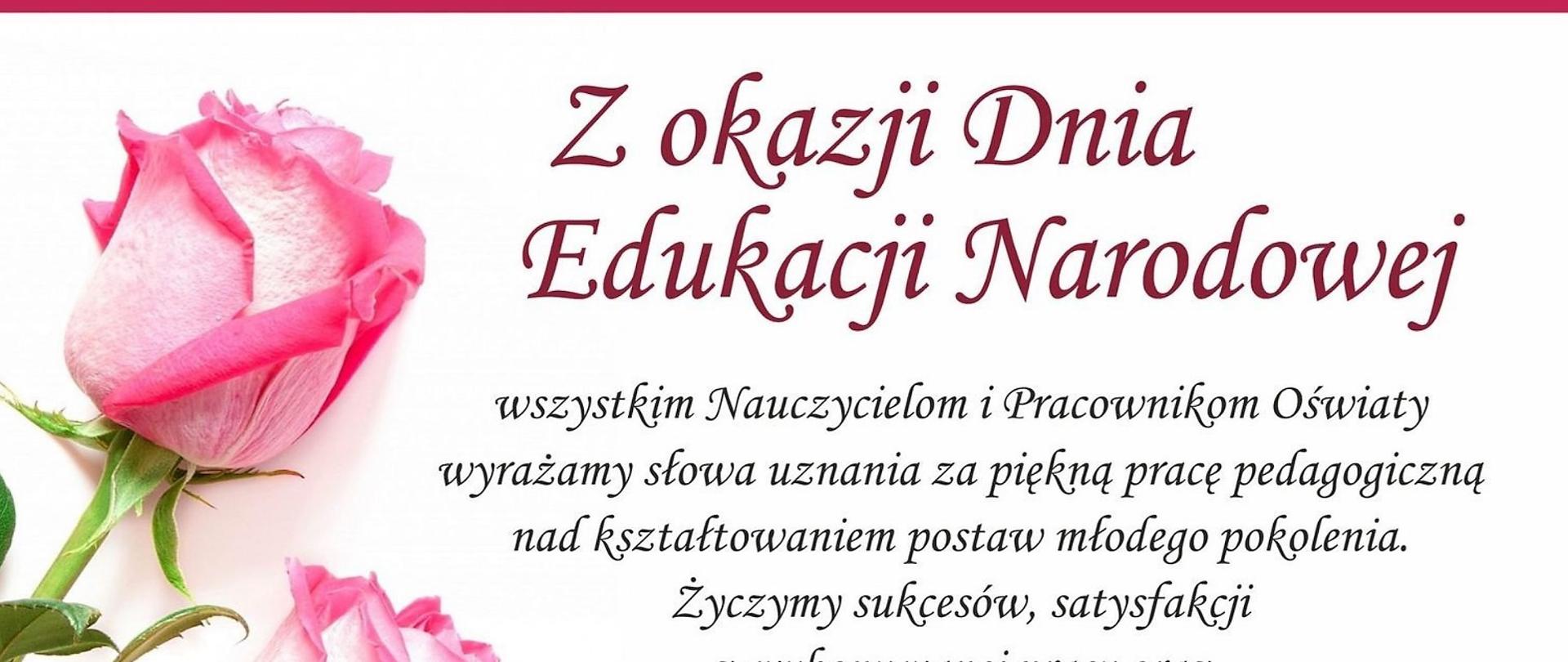 Życzenia z okazji Dnia Nauczyciela