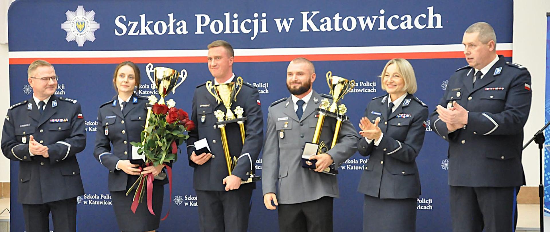 Mł. asp. Justyna Kosińska z Komendy Powiatowej Policji w Bielsku Podlaskim zdobyła tytuł „Dzielnicowego Roku 2026” (fot. Szkoła Policji w Katowicach)