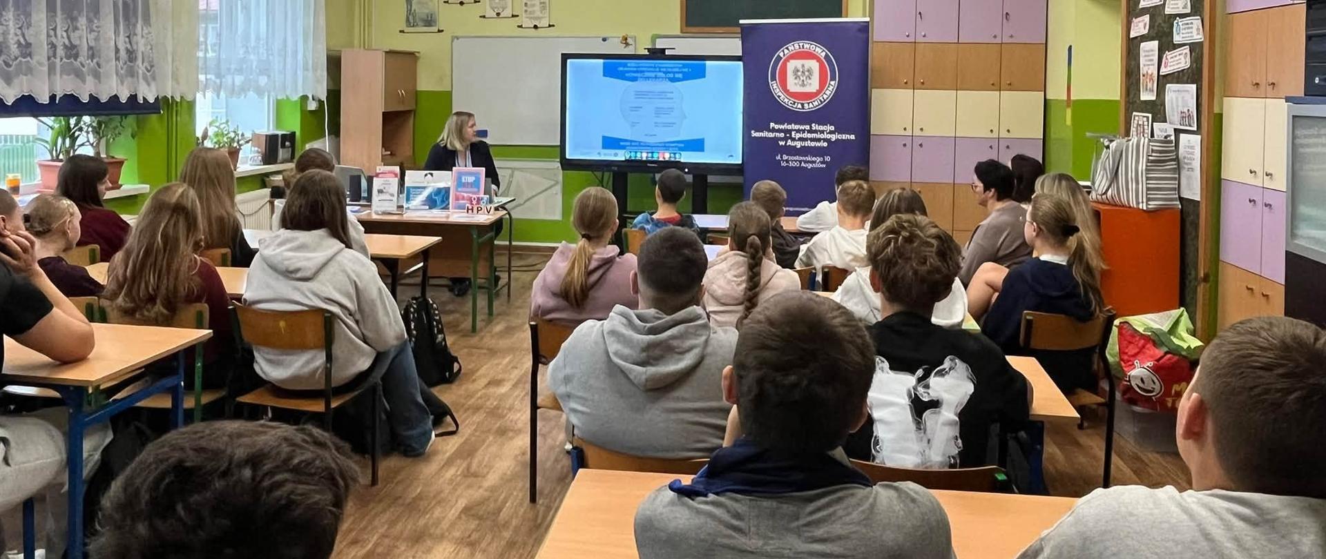 Europejski Tydzień Profilaktyki Nowotworów Głowy i Szyi - Szkoła Podstawowa im. Jana Pawła II w Żarnowie