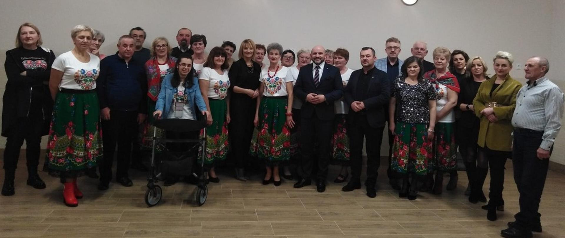 Spotkanie integracyjne w świetlicy wiejskiej w Krasnej