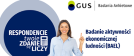 plakat GUS Badanie aktywności ekonomicznej ludności (BEAL)