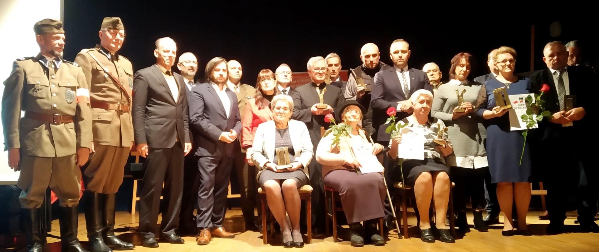 Odznaczeni goście i uczestnicy Retrospektyw Festiwalu Filmowego Niepokorni Niezłomni Wyklęci