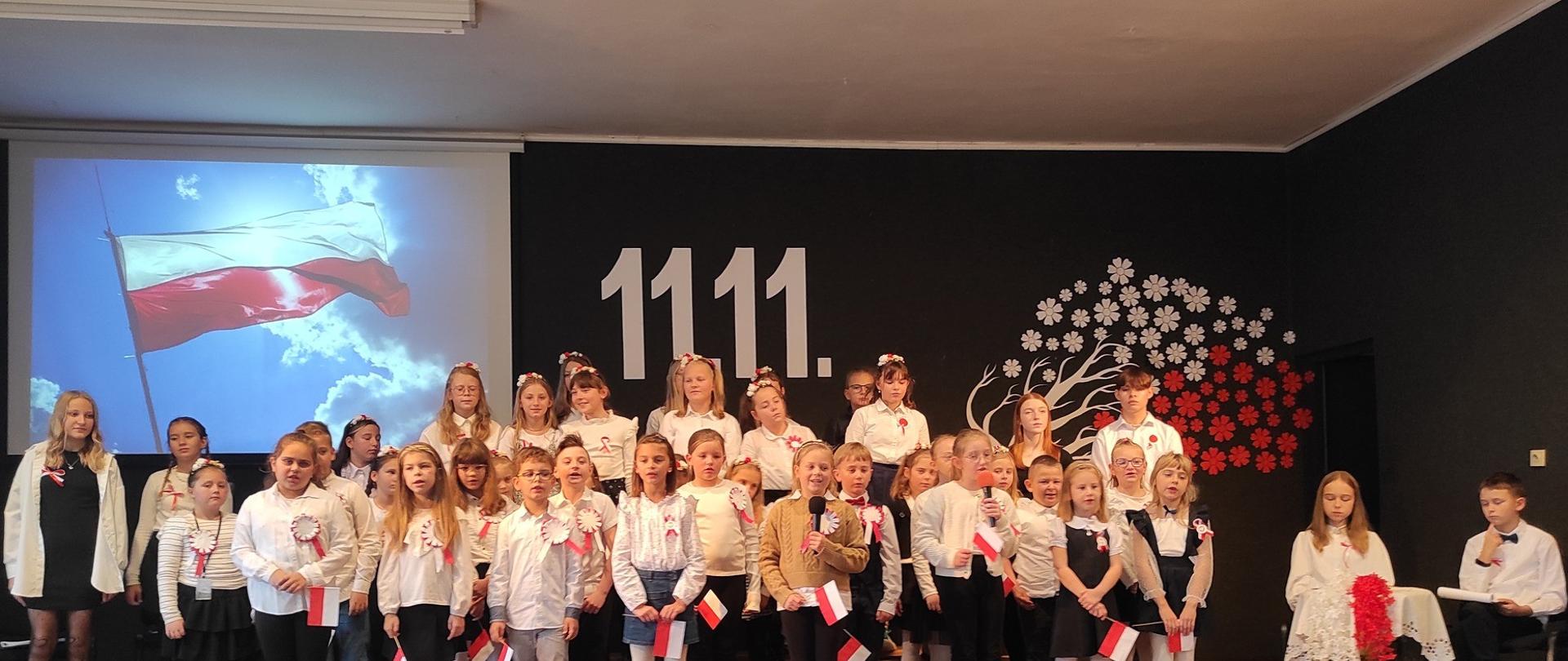 Uroczysta akademia z okazji 106 rocznicy odzyskania niepodległości. 