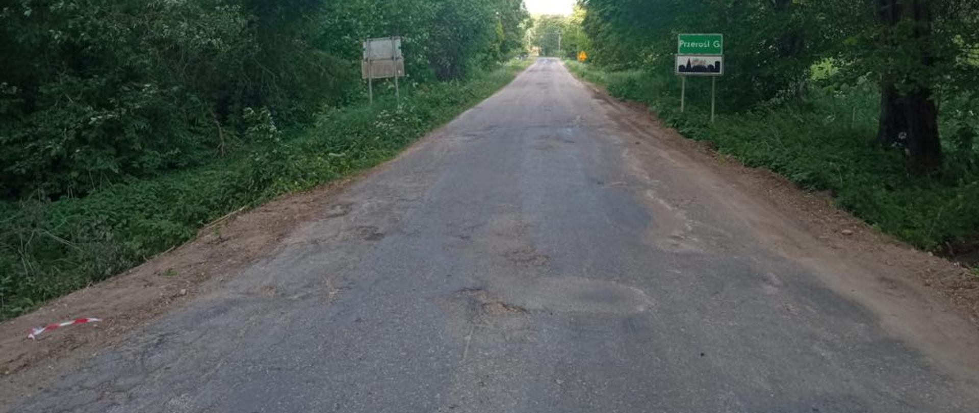 Zmiana organizacji ruchu na drodze powiatowej Linowo-Przerośl

