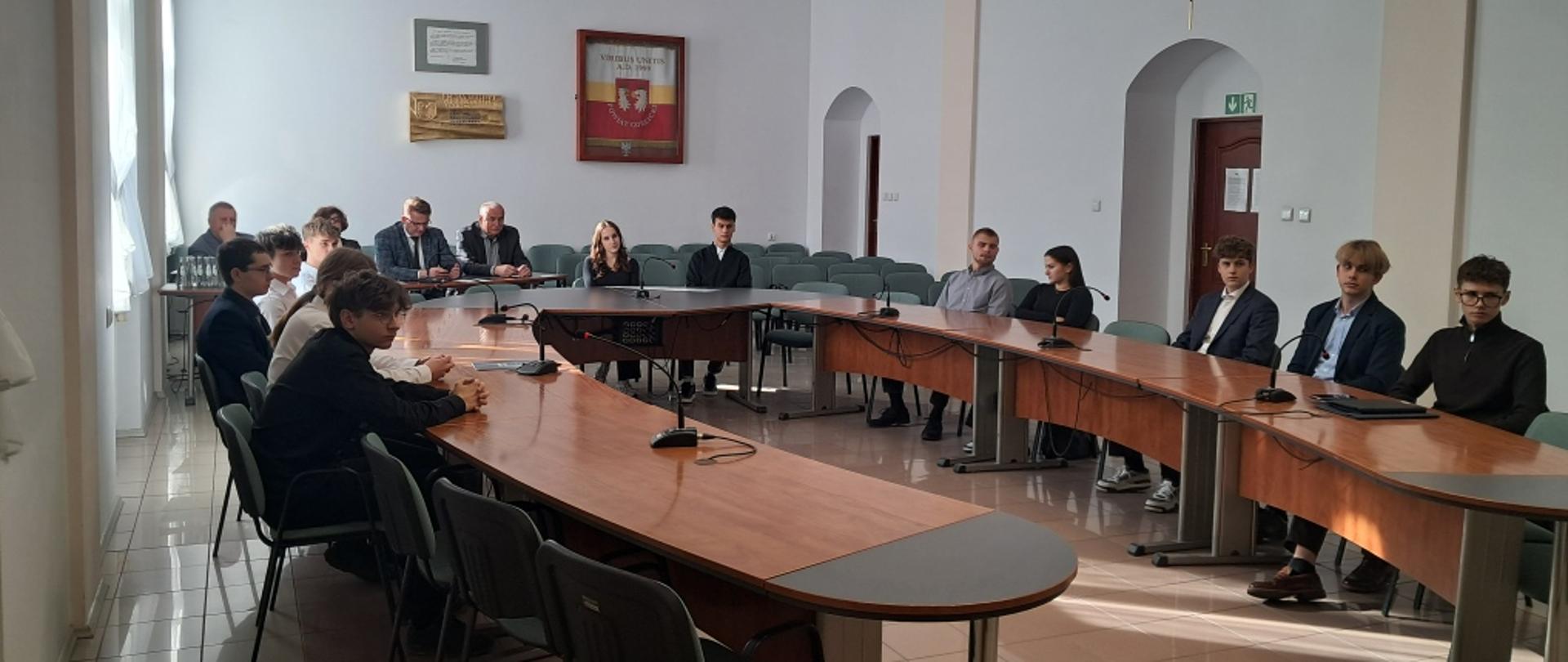 Posiedzenie Młodzieżowej rady Powiatu Gorlickiego II Kadencji 