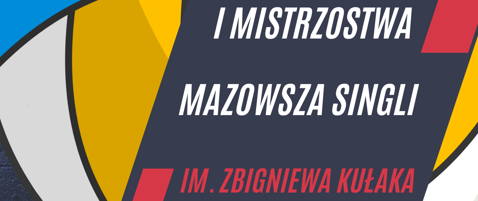Plakat mistrzostwa singli
