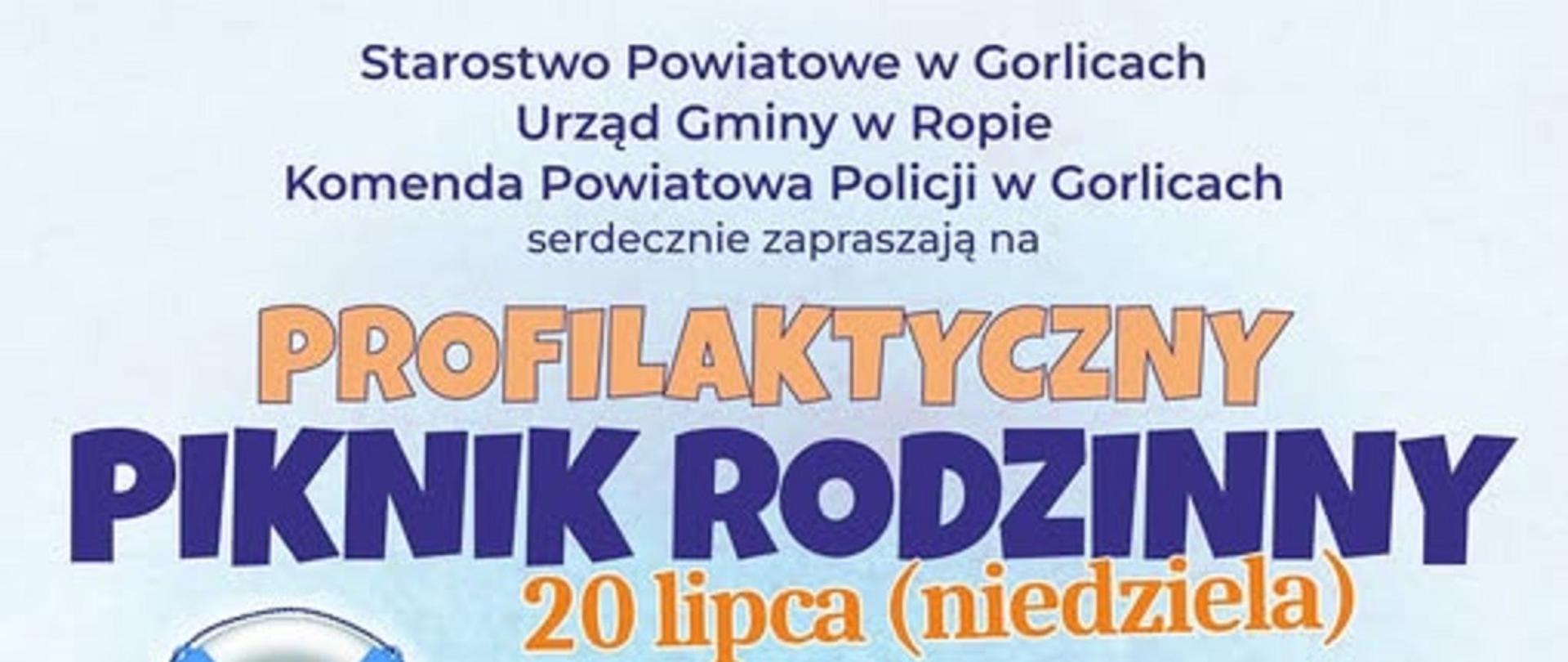 Plakat Pikniku Profilaktycznego