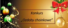 Konkurs "ozdoby choinkowe"